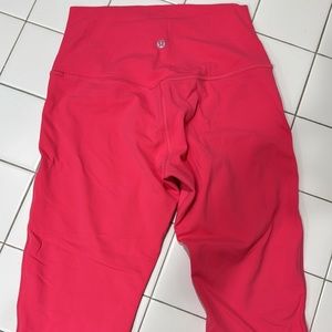 Lululemon 25” Align High rise lip gloss pink leggings